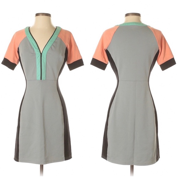I Heart Ronson Colorblock Ponte Dress - Picture 7 of 7